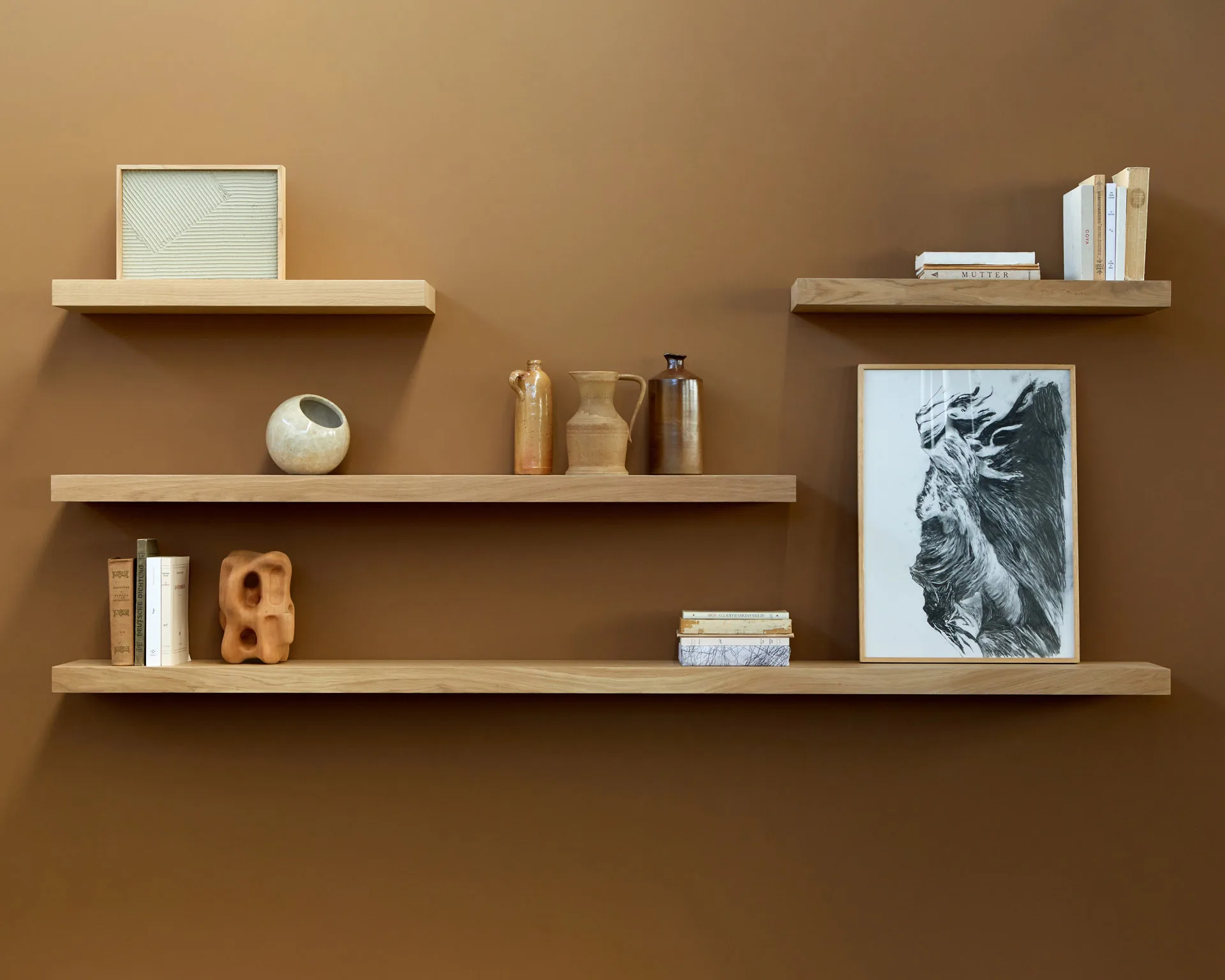 Wall wall shelf , Oak 70 cm Ethnicraft