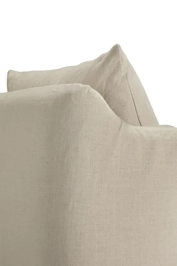 Weave lounge chair with removable cover - Bone - Ethnicraft