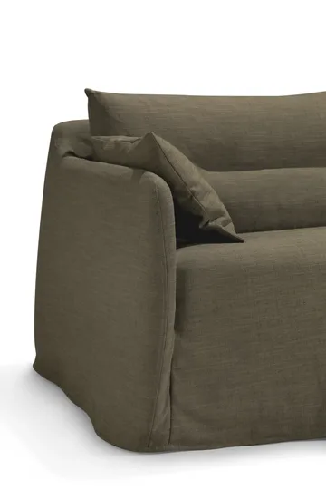Weave sofa with removable cover - Green, 3 seater - Ethnicraft