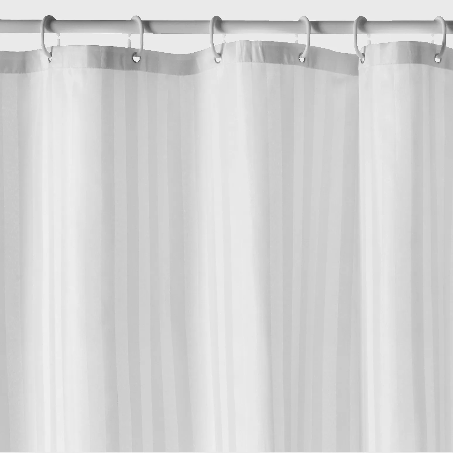 Jacquard shower curtain white, 180x200 cm Etol Design