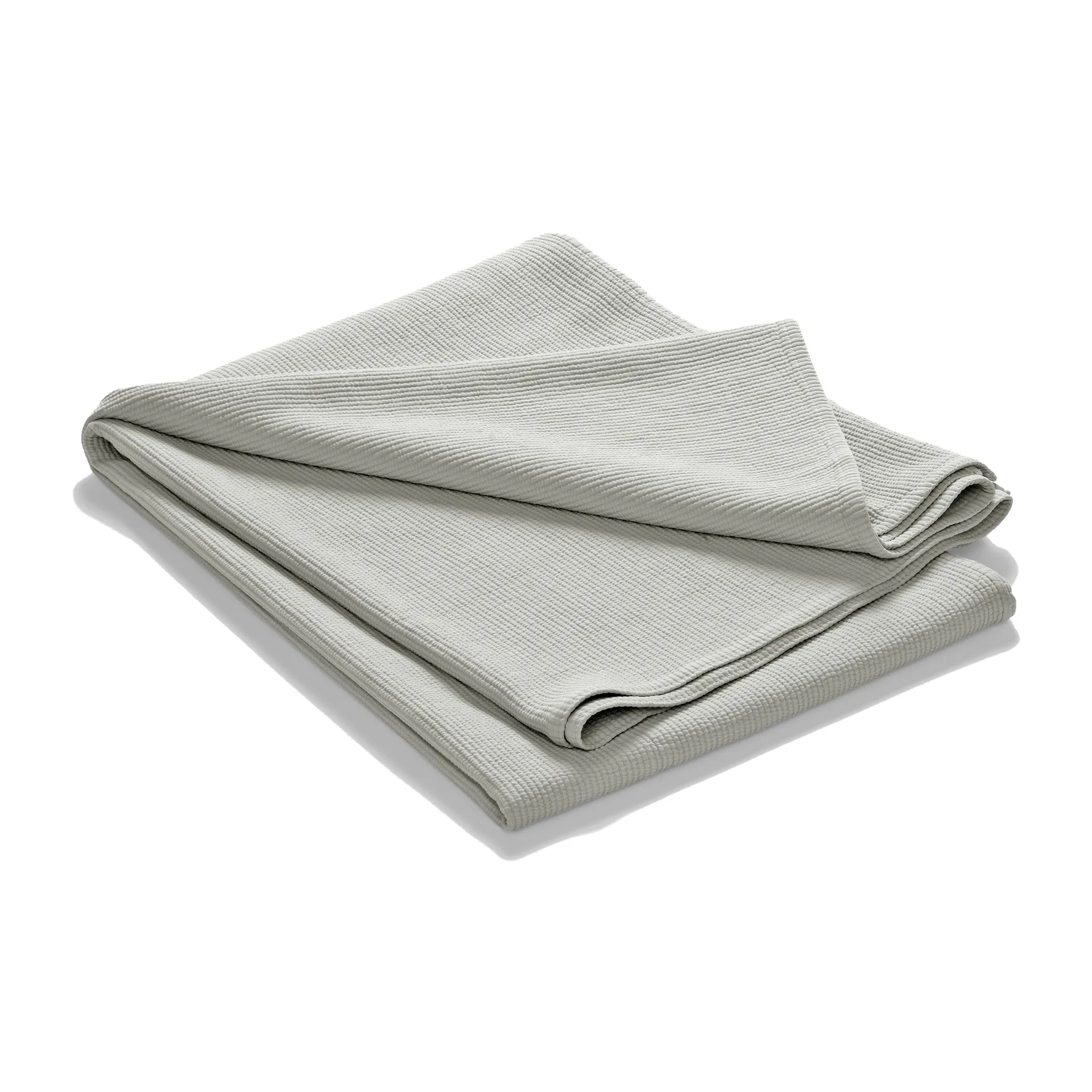 Stripe bedspread stonewashed cotton 260x260, Light grey Etol Design