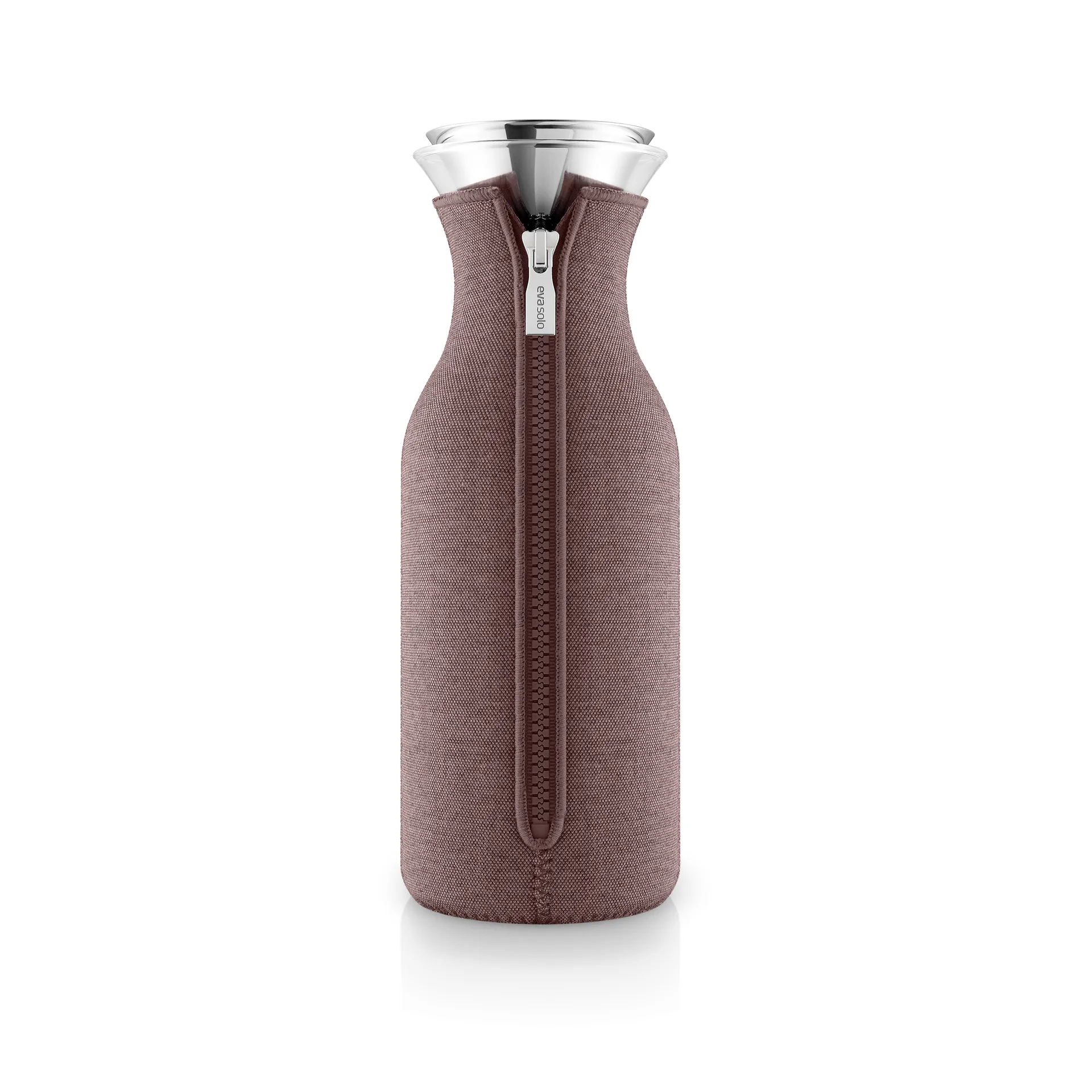 Eva Solo fridge carafe woven cover, Vintage brown Eva Solo