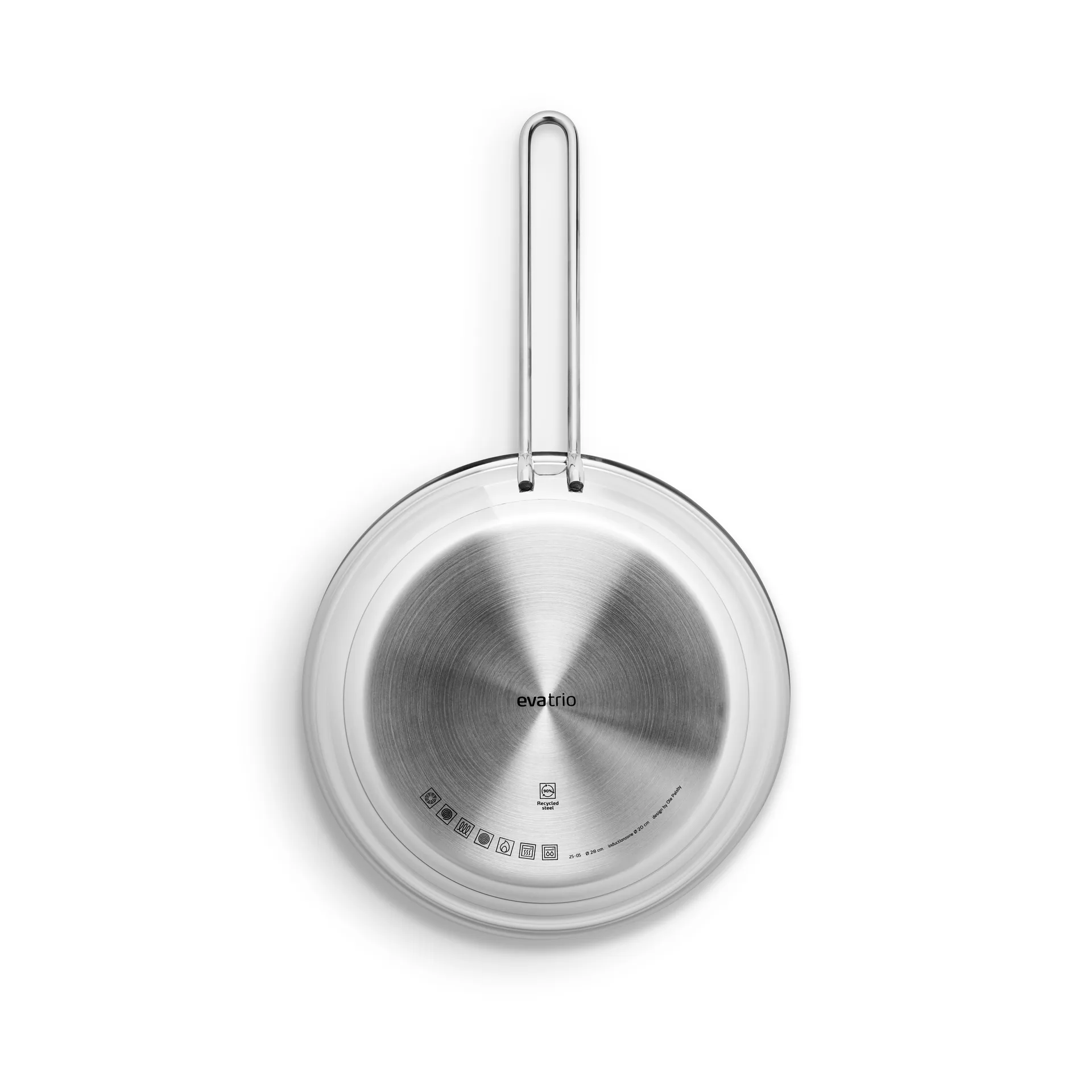 Eva Solo steel base frying pan, Stainless steel, Ø28 cm Eva Solo