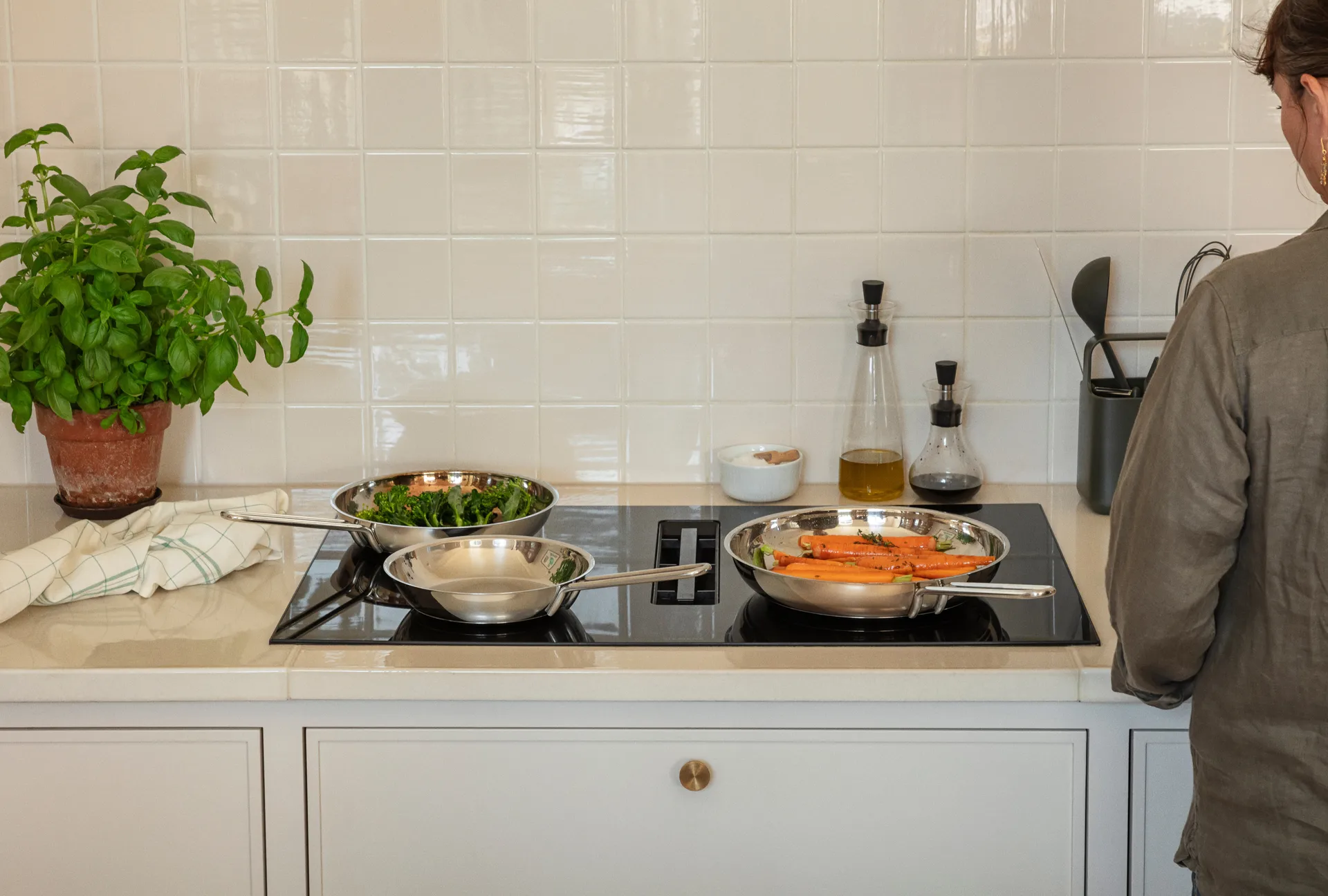Eva Solo steel base frying pan, Stainless steel, Ø28 cm Eva Solo