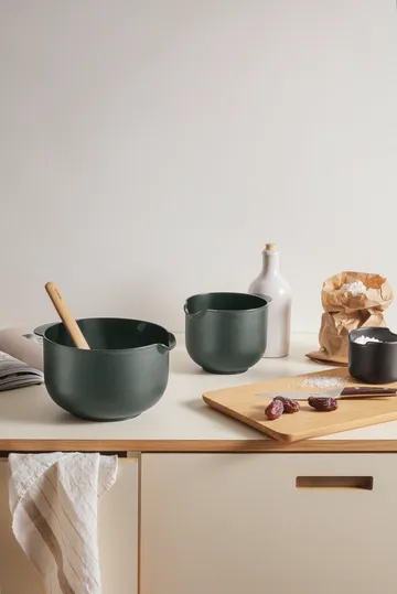 Eva Trio mixing bowl - Emerald green, 3 pieces - Eva Solo