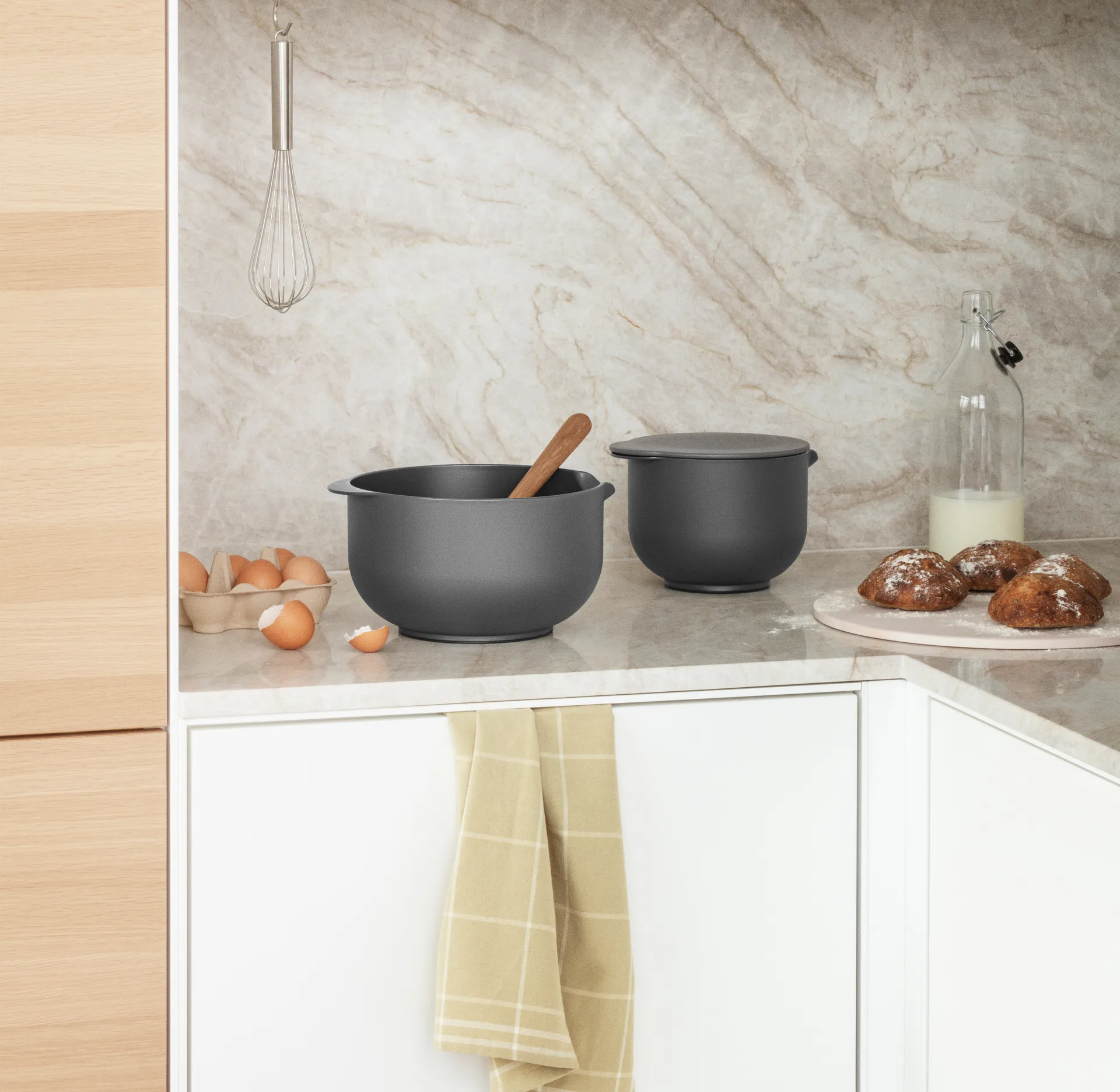 Eva Trio mixing bowl, Grey, 3 pieces Eva Solo