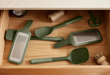 Green Tool slotted spoon - Green - Eva Solo