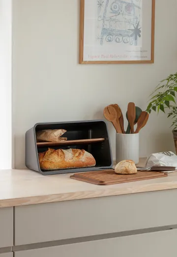 Nordic kitchen bread box - Black - Eva Solo