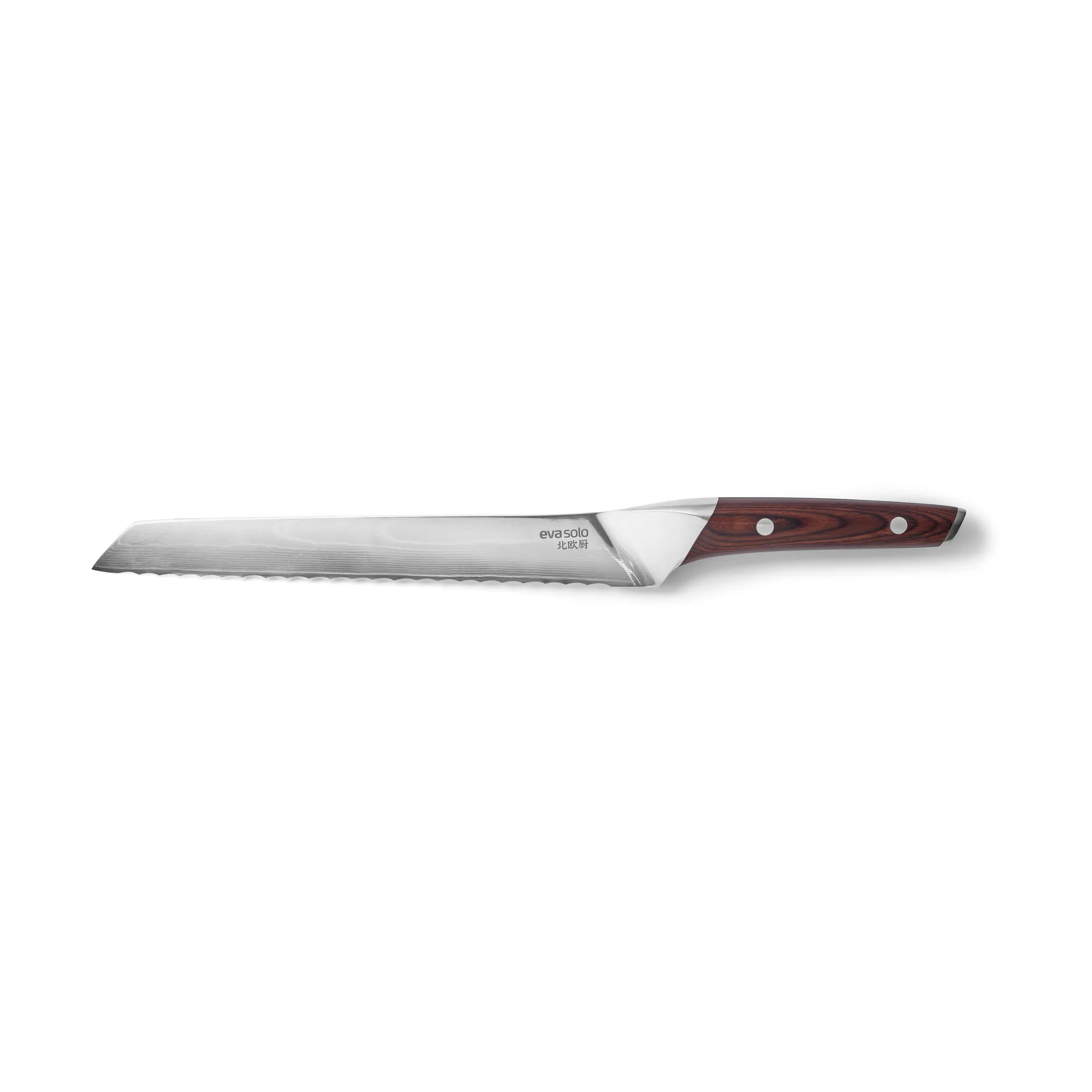 Nordic Kitchen bread knife 24 cm, Damascus steel Eva Solo