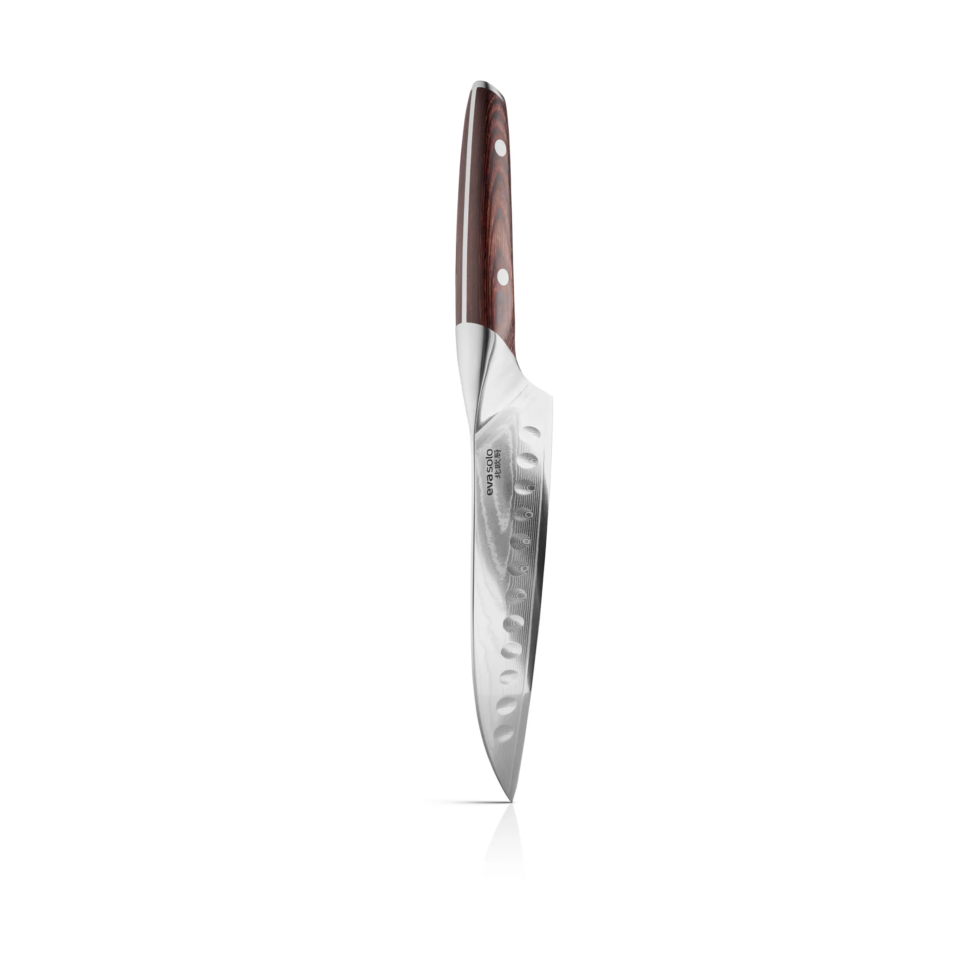 Nordic Kitchen santoku knife 18 cm, Damascus steel Eva Solo