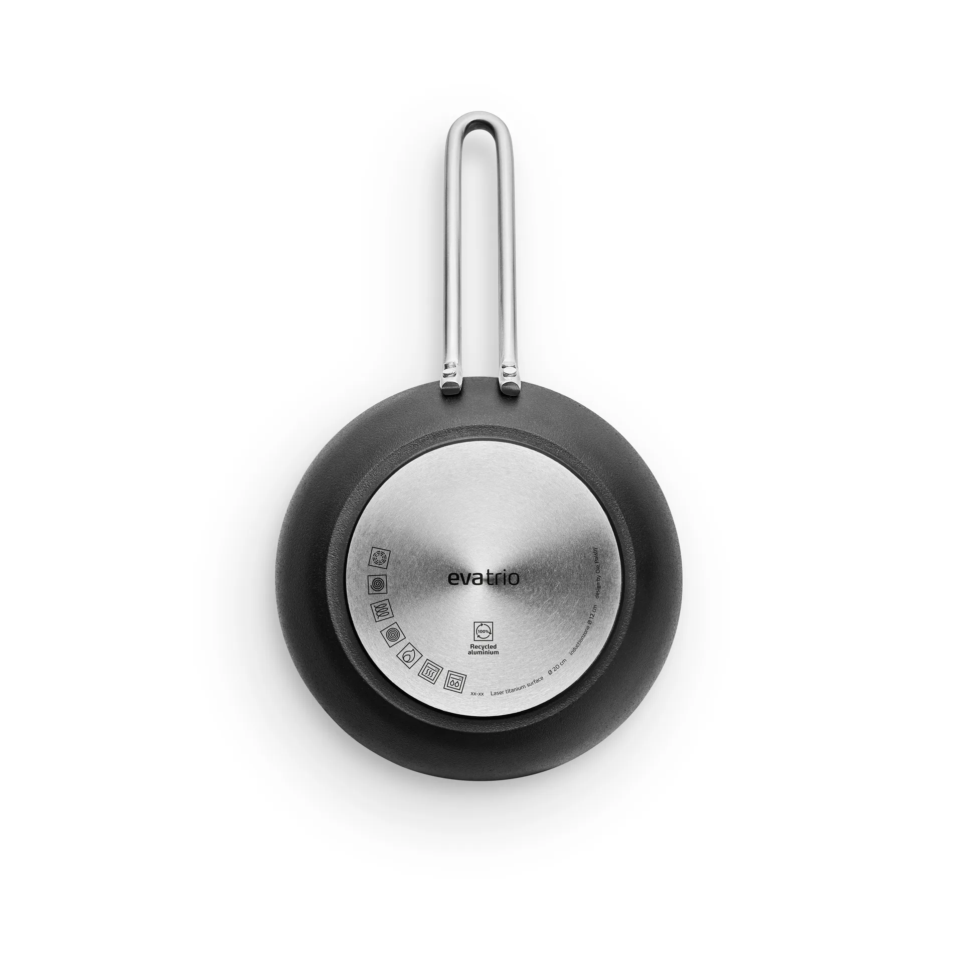 Professional Laser Titanium Slip-Let frying pan, Black, Ø20 cm Eva Solo