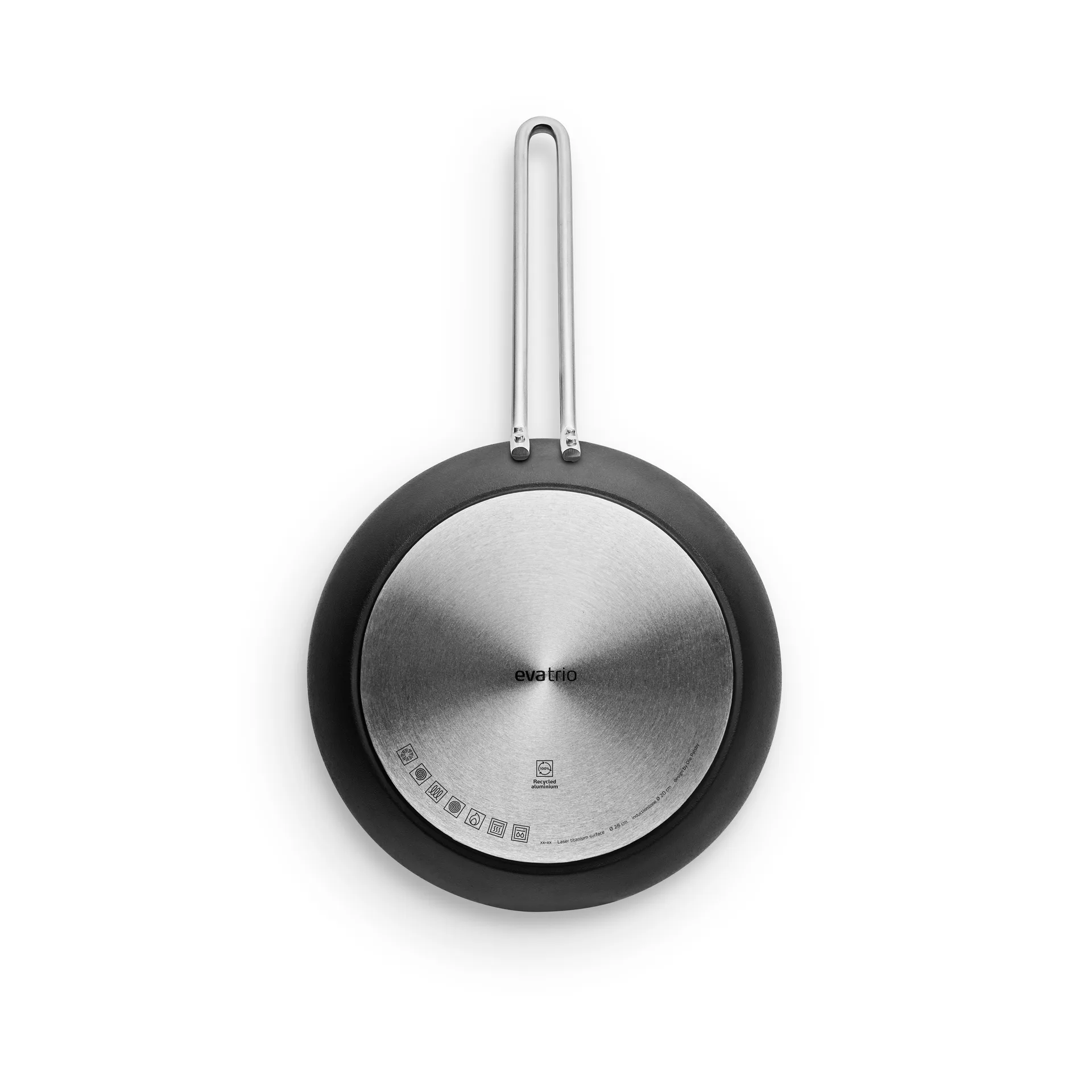 Professional Laser Titanium Slip-Let frying pan, Black, Ø28 cm Eva Solo