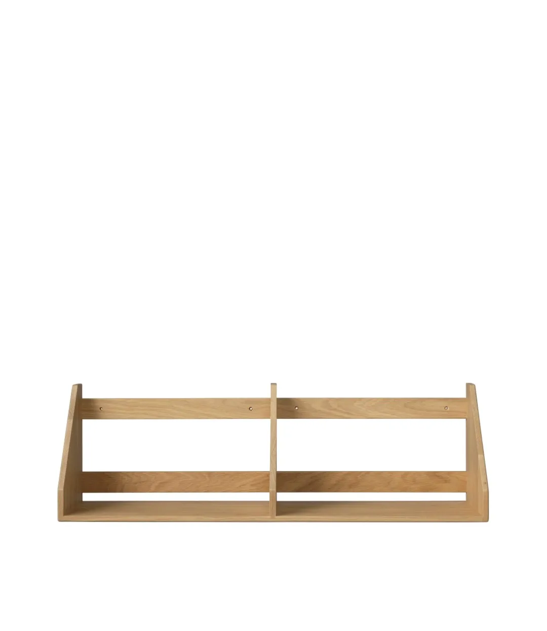 B5 shelf gloss 5 80x21 cm, Oak nature lacquered FDB Møbler