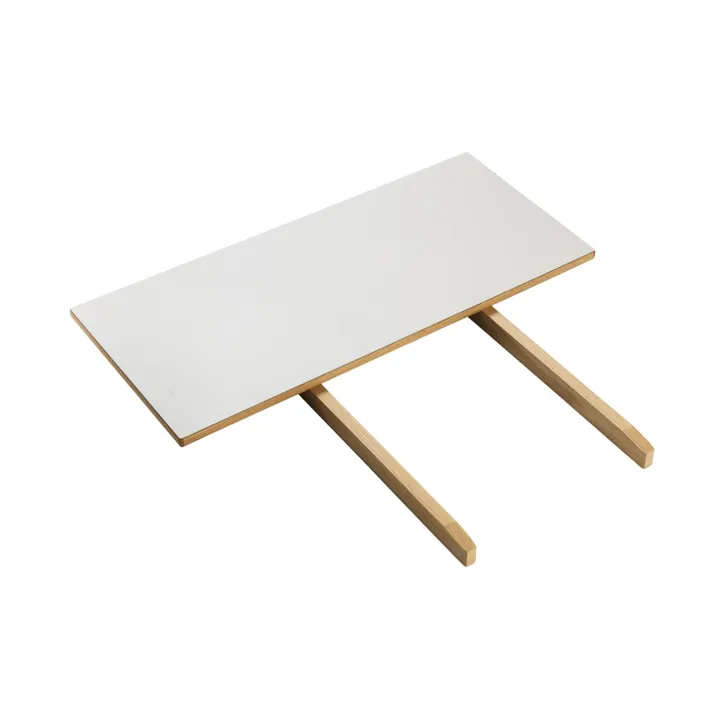 C35 table extension leaf - 82x37 cm light grey-oak nature lacquered - FDB Møbler