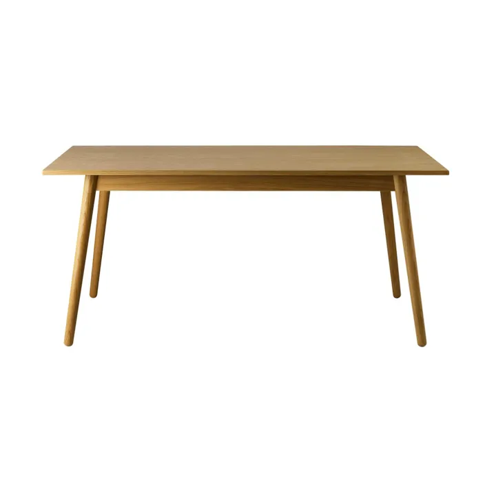 C35B dining table 82x160 cm - Oak nature-oak nature lacquered - FDB Møbler