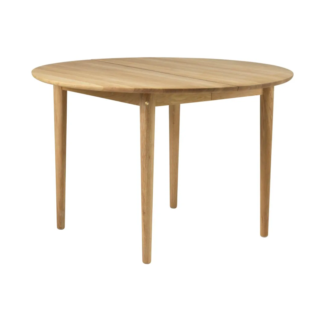 C62E dining table, Oak nature oiled FDB Møbler