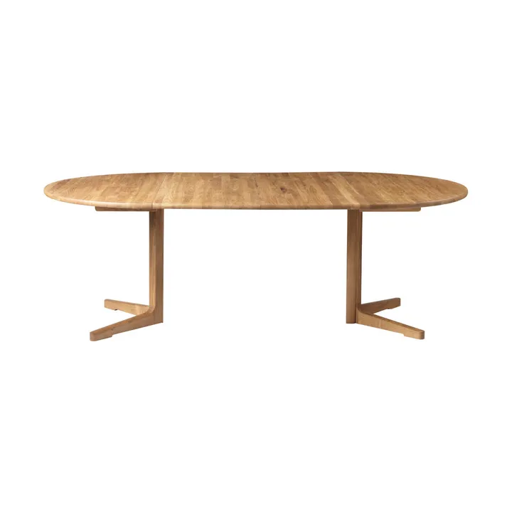 C69E Ry dining table with 2 extension leaves - Oak nature oiled - FDB Møbler