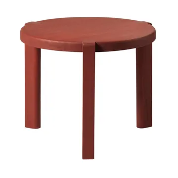 D108 Ragnesminde coffee table Ø48 cm - Carmine red - FDB Møbler