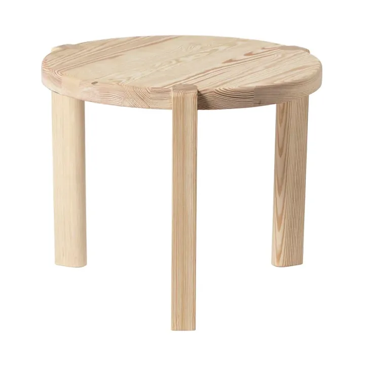 D108 Ragnesminde coffee table Ø48 cm - Pine untreated - FDB Møbler