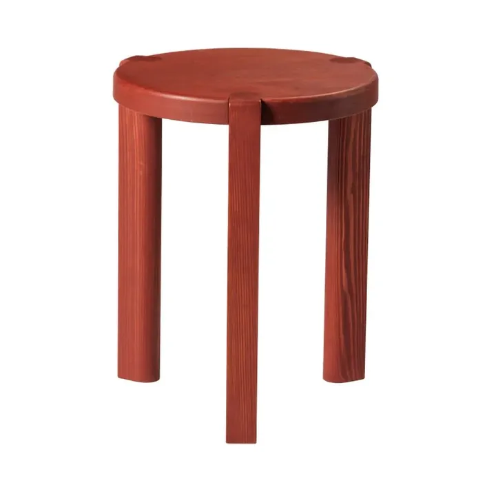 D108 Ragnesminde side table Ø35 cm
 - Carmine red - FDB Møbler
