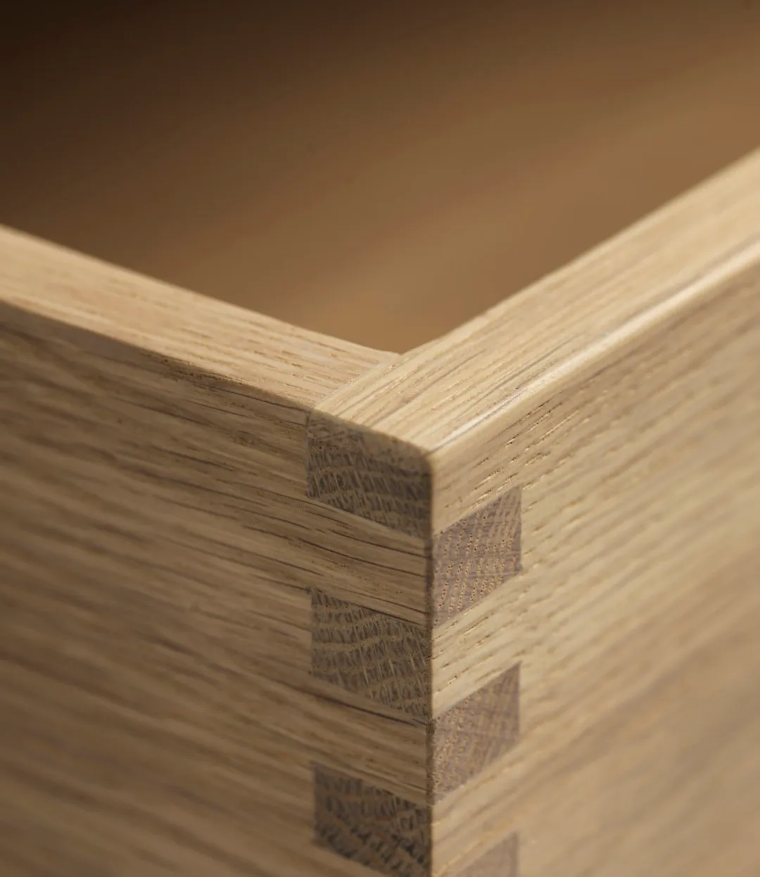 F24 Radius bench, Oak nature lacquered 45x145 cm FDB Møbler