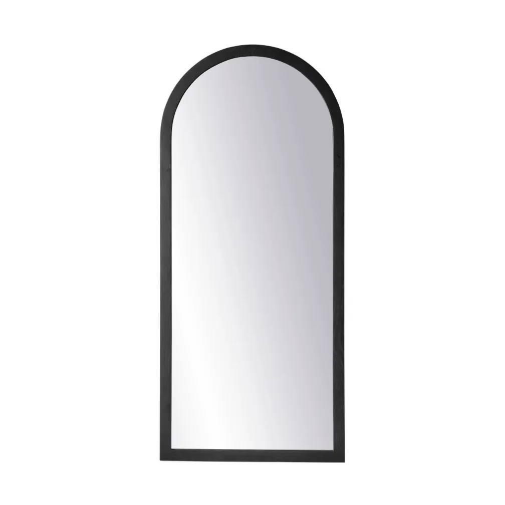 I2 Mossø wall mirror, Oak black painted 40x90 cm FDB Møbler