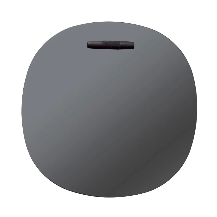 I4 Birksø wall mirror, Oak black painted toned Ø70 cm FDB Møbler