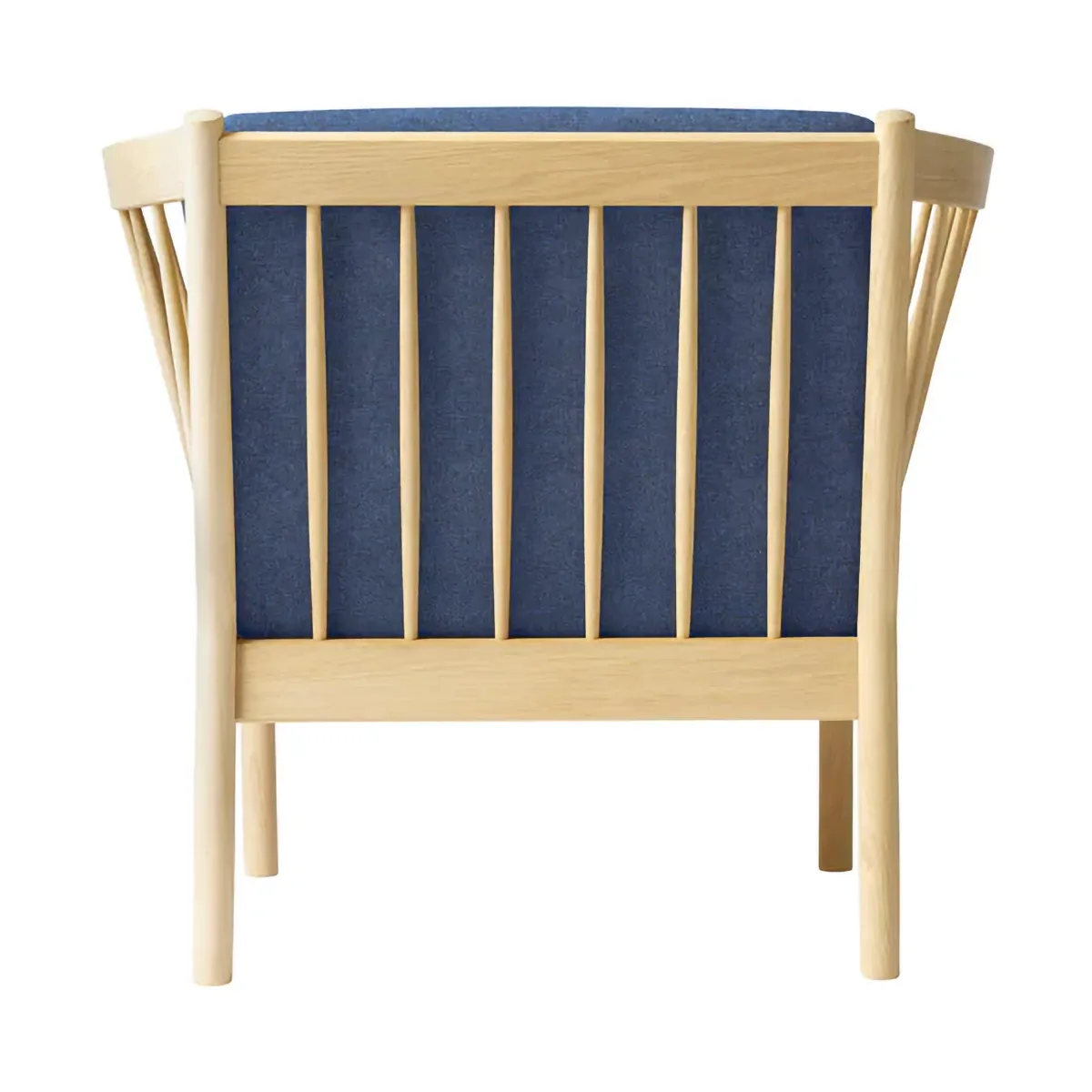 J146 armchair, Oak lacquered-dark blue FDB Møbler