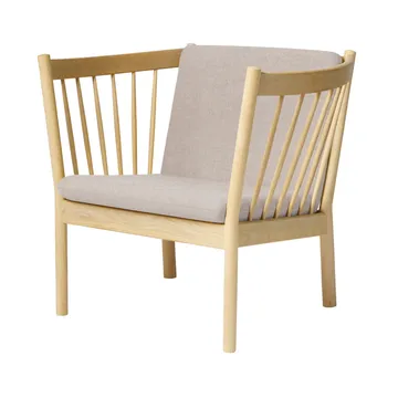 J146 armchair - Oak lacquered-light grey - FDB Møbler