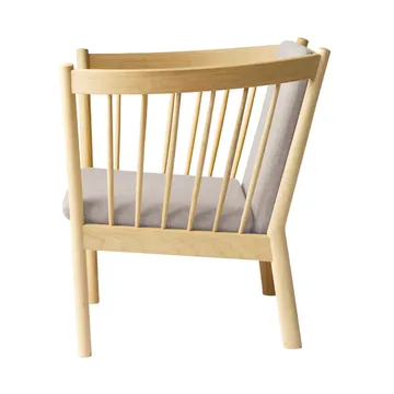 J146 armchair - Oak lacquered-light grey - FDB Møbler