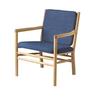 J147 armchair - Oak lacquered-dark blue - FDB Møbler