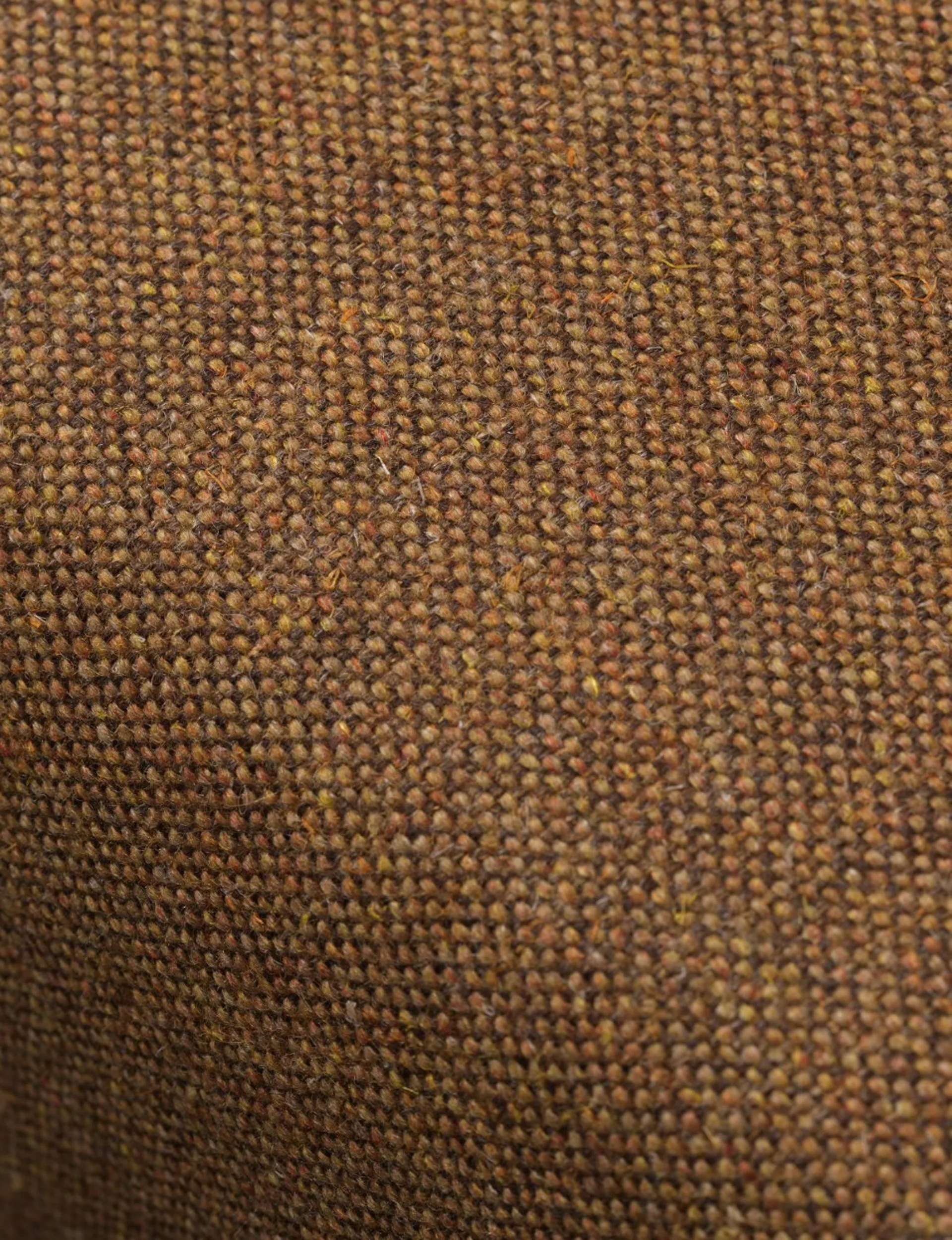 J149 sofa, Fabric brown-lacquered oak, 3-seater FDB Møbler