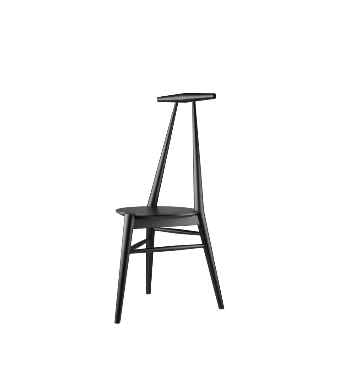 J157 Anker chair, Oak black lacquered FDB Møbler