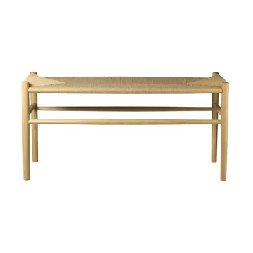 J163 Piano bench - Oak nature lacquered - FDB Møbler