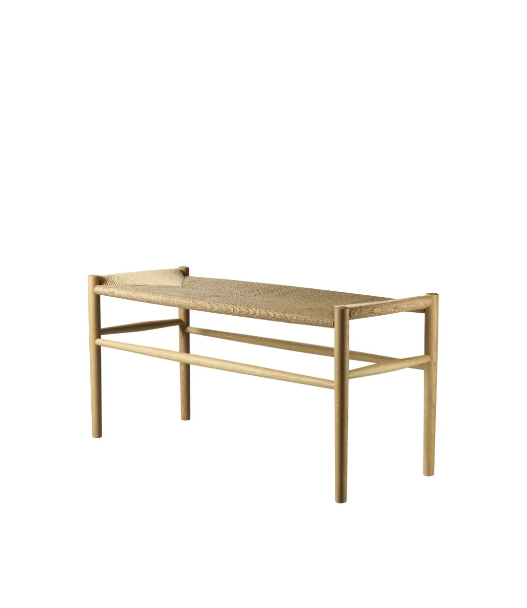 J163 Piano bench, Oak nature lacquered FDB Møbler