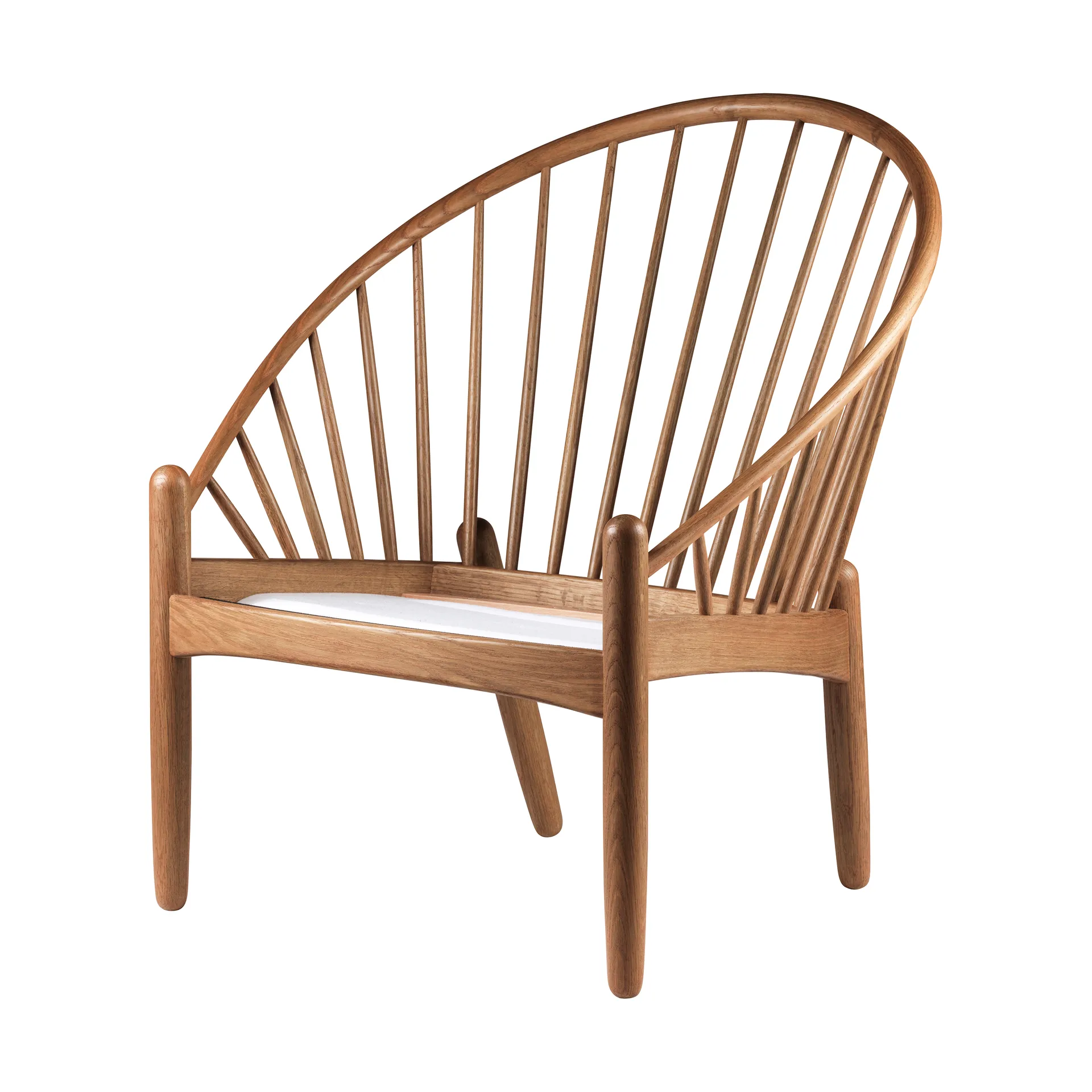 J166 Jørna chair frame, Smoked oak oiled FDB Møbler