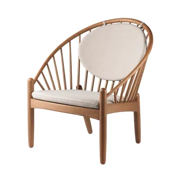 J166 Jørna chair - Smoked oak-beige - FDB Møbler