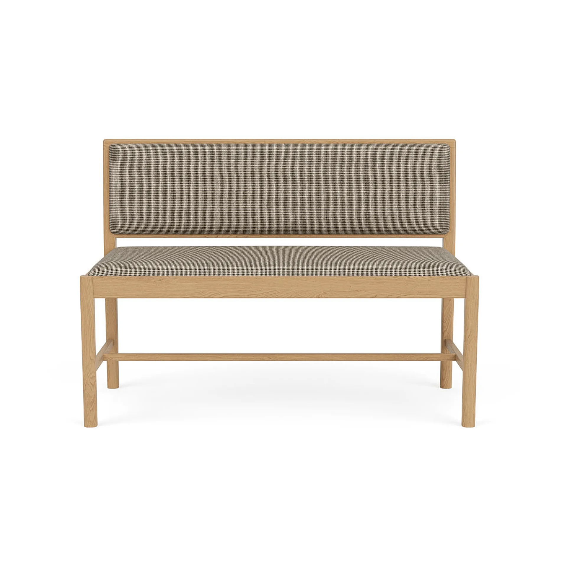 J176 Sønderborg bench, Lacquered oak-mottled FDB Møbler