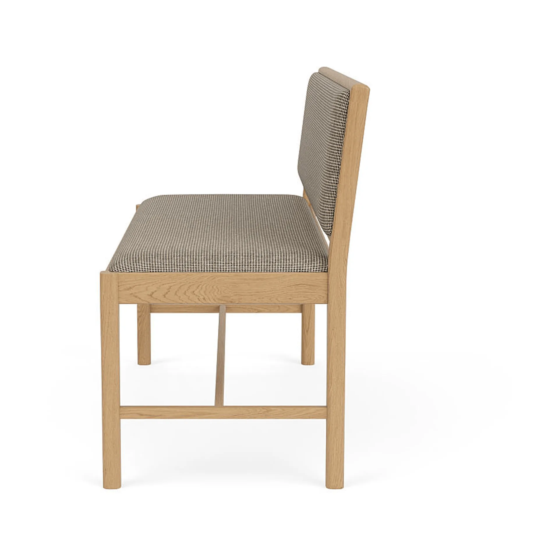 J176 Sønderborg bench, Lacquered oak-mottled FDB Møbler