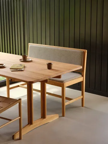 J176 Sønderborg bench - Lacquered oak-mottled - FDB Møbler