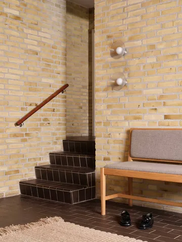 J176 Sønderborg bench - Lacquered oak-mottled - FDB Møbler