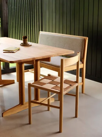 J176 Sønderborg bench - Lacquered oak-mottled - FDB Møbler