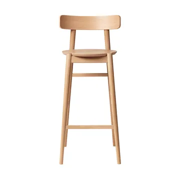 J184 Øst bar stool 75 cm - Oak nature lacquered - FDB Møbler