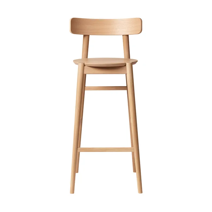 J184 Øst bar stool 75 cm - Oak nature lacquered - FDB Møbler