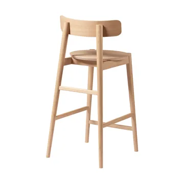 J185 Øst barstool 65 cm - Oak nature lacquered - FDB Møbler