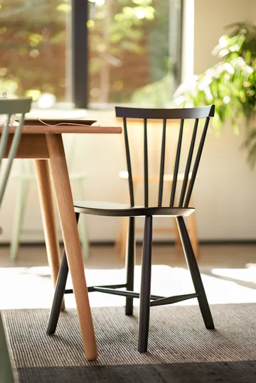 J46 chair, Beech bottle green painted, 6-pack - FDB Møbler