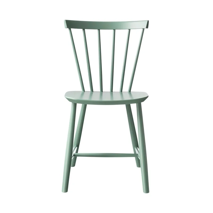 J46 chair, Beech dusty green painted FDB Møbler