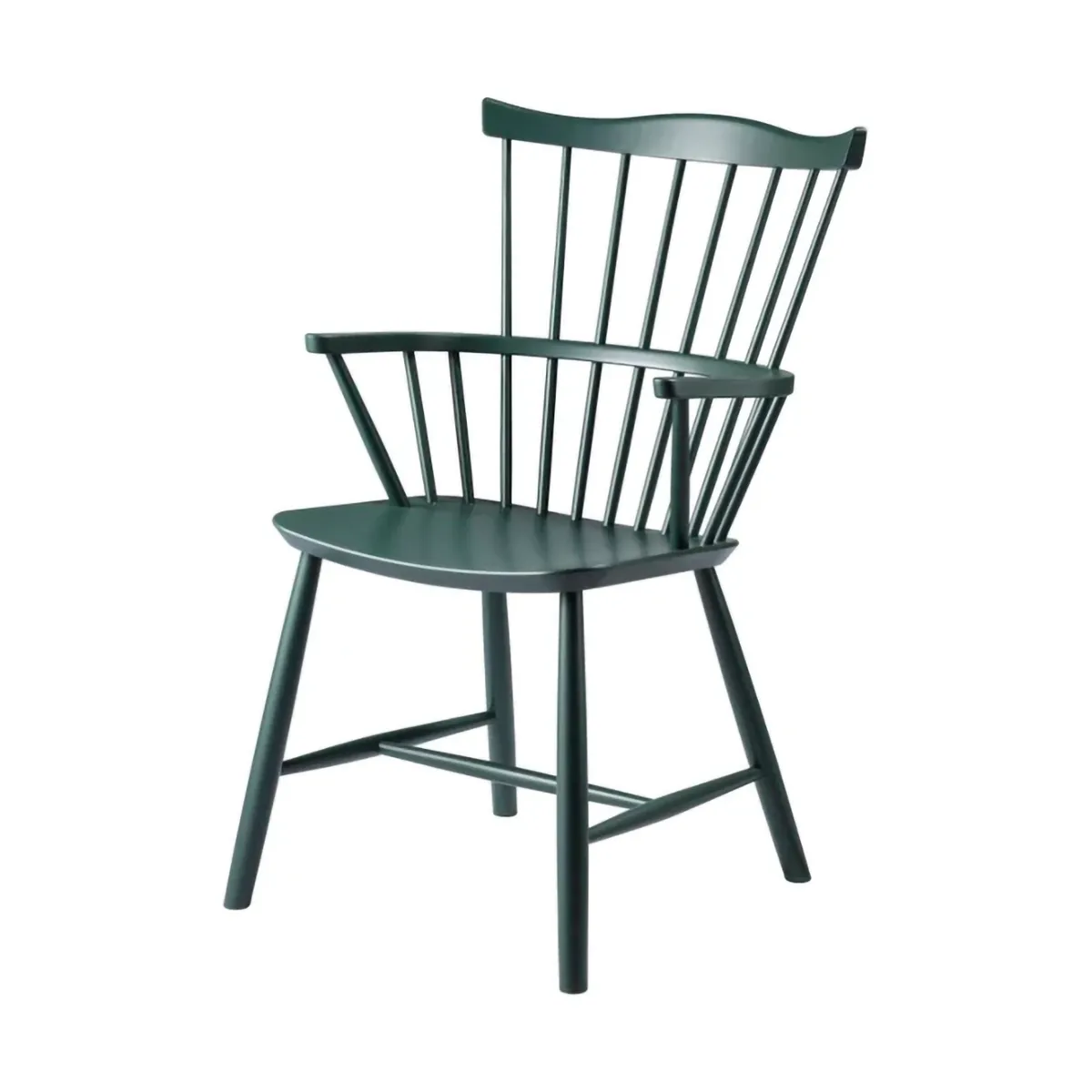 J52B chair, Black green FDB Møbler