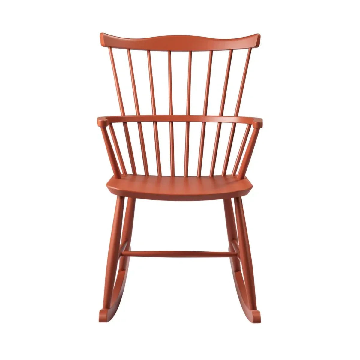 J52G rocking chair, Brick red FDB Møbler