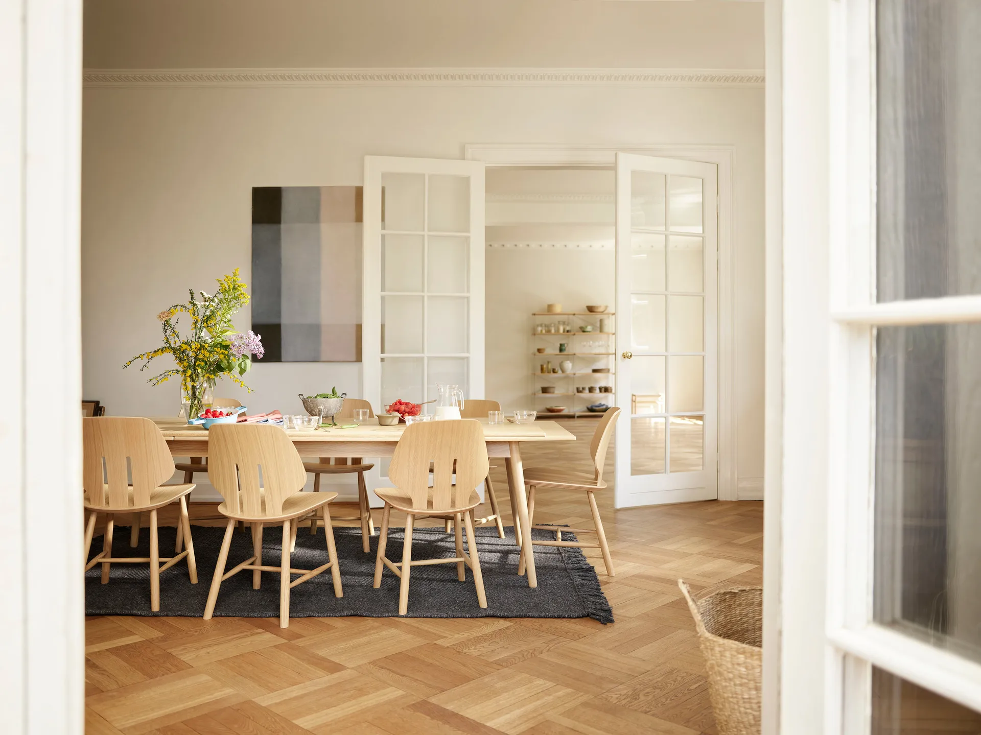 J67 Chair, Oak Nature Lacquered waterbased FDB Møbler